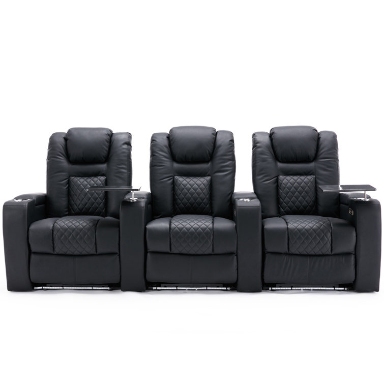 More4Homes Broadway 3 Seater Electric Recliner Cinema Sofa with